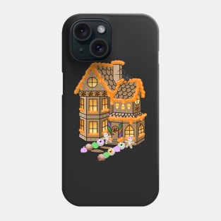 Halloween Gingerbread House Phone Case