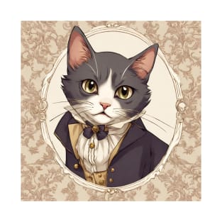 Regency Era Cat Portrait T-Shirt