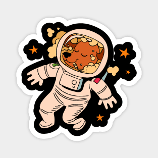 Stoned Astronaut Dog By BestPlanetBuyers Magnet