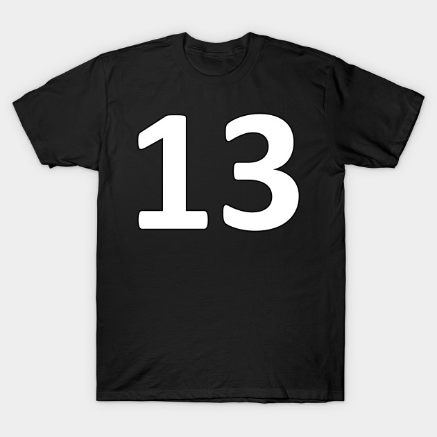 football jersey number 13