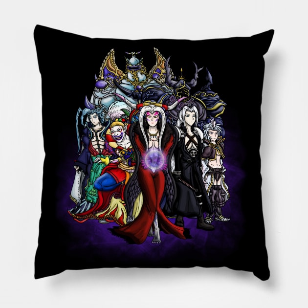 Final Fantasy Villains Pillow by WarioPunk