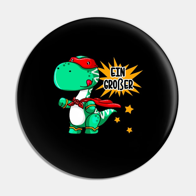 Kinder Dino Ich werde großer Bruder Jungen Pin by Foxxy Merch