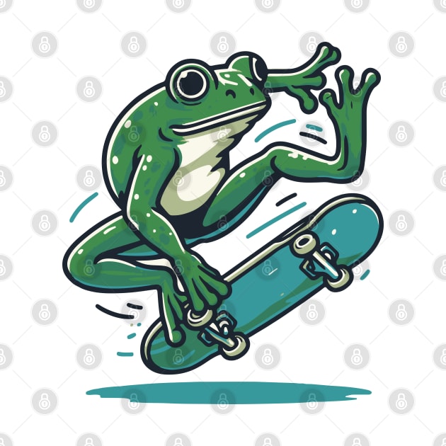 Skater Frog by Green Dreads