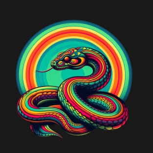 psychedelic snake T-Shirt
