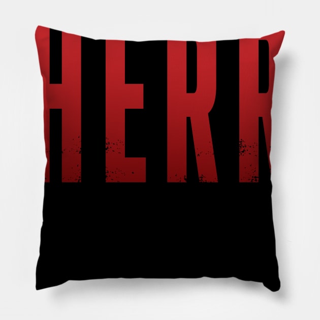 red cherry Pillow by creator pintar