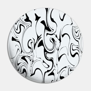 Marble Swirl Texture - Black and White Tones Pin