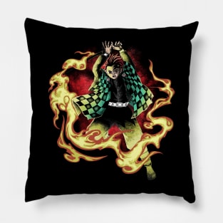 hinokami kagura Pillow