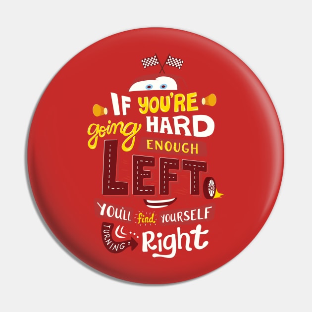 Go Hard Enough Left Pin by risarodil