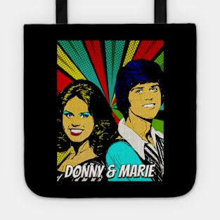 Donny And Marie Osmond Pop Art Design // Fan Art Tote