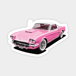 Pink Classic Barbie Car Magnet