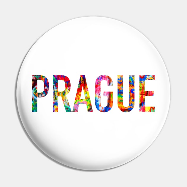 Prague John Lennon Wall Pin by aterkaderk