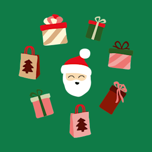 Santa Claus with Gifts T-Shirt