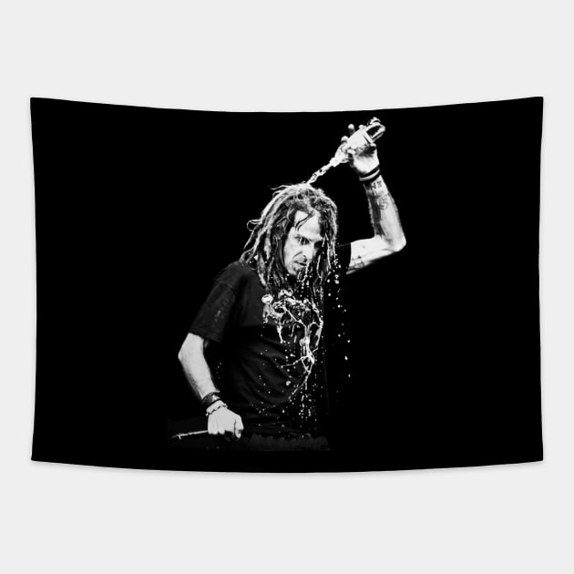 Randy Blythe // Vintage Style Design Tapestry by Indanafebry