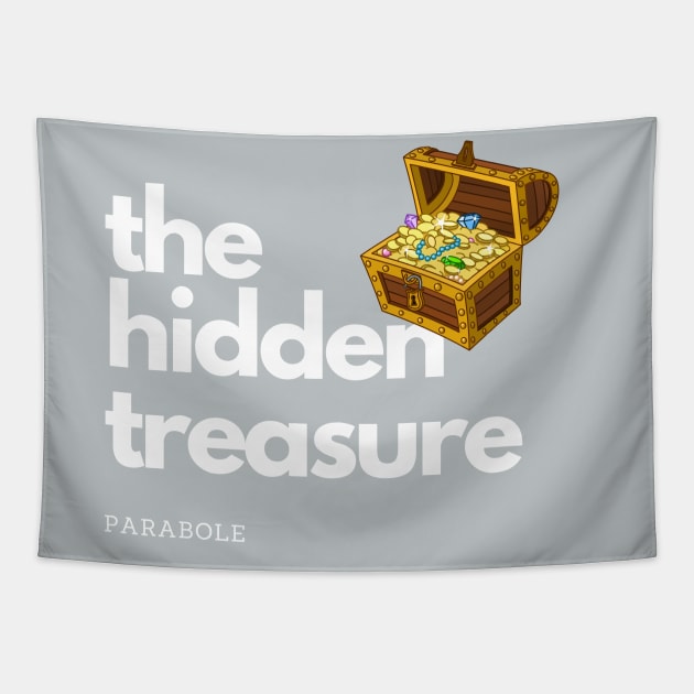 Parabole of the hidden treasure Tapestry by storytotell