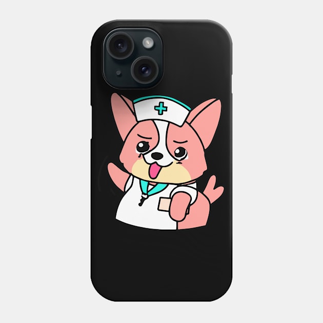 Corgi Nurse Dog Lover Welsh Phone Case by BetterManufaktur