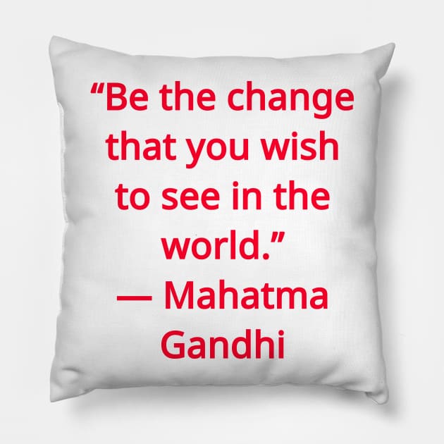 Gandhi Pillow by psanchez