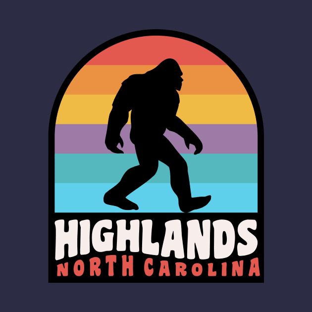 Highlands North Carolina Bigfoot Sasquatch Nantahala National Forest by PodDesignShop