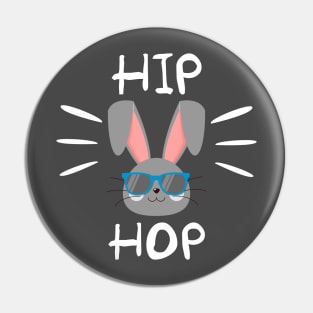 Hip Hop funny bunny Pin