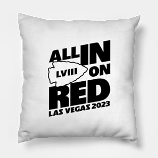 All In On Red Pillow