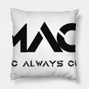 MAC Logo (Black) Pillow