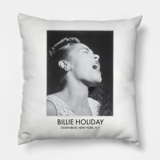 Billie Holiday, Black History, Black Woman Pillow