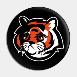 Cincinnati Bengals Cat Parody logo Pin