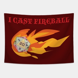 I Cast Fireball Tapestry