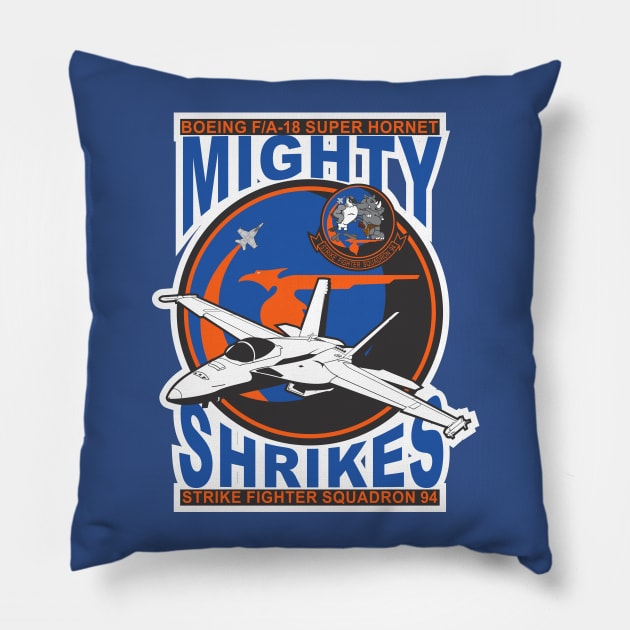 VFA-94 Mighty Shrikes Pillow by MBK