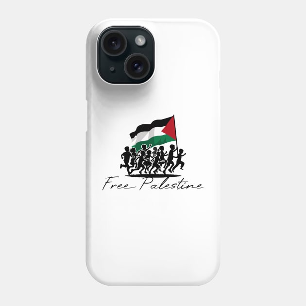 Children's March Free Palestine Phone Case by Muslimory