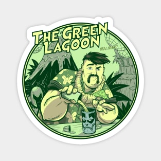 Green Lagoon: Blob the Bartender Magnet