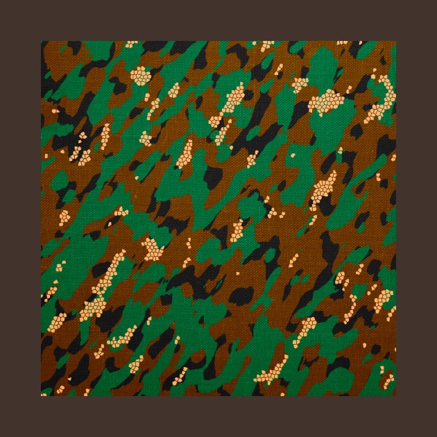 Camouflage - Brown and green by Tshirtstory