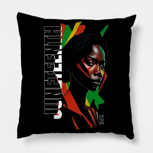 juneteeth - emancipation of enslaved African Americans 06/19/2023 Pillow