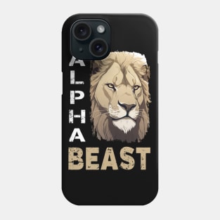 Alpha Animal Majestic Lion - Anime Shirt Phone Case