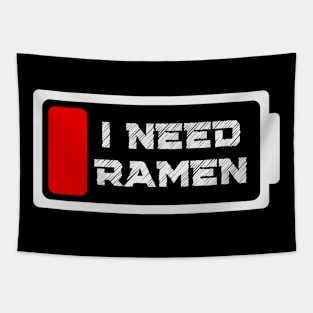 Funny Noodle Love Ramen Tapestry