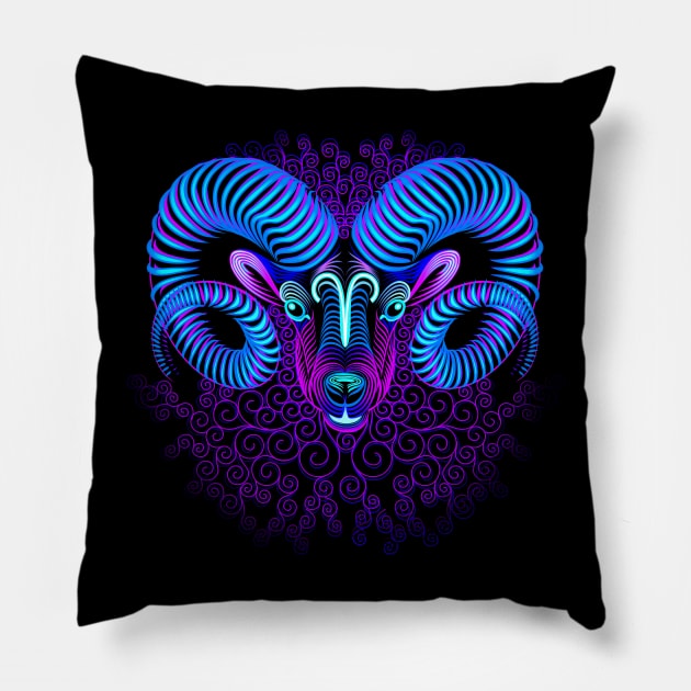 Aries Pillow by DISOBEY