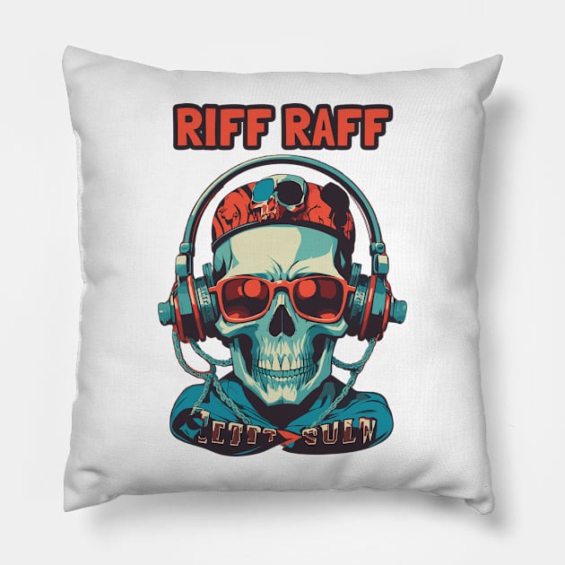 riff raff Pillow by Retro Project