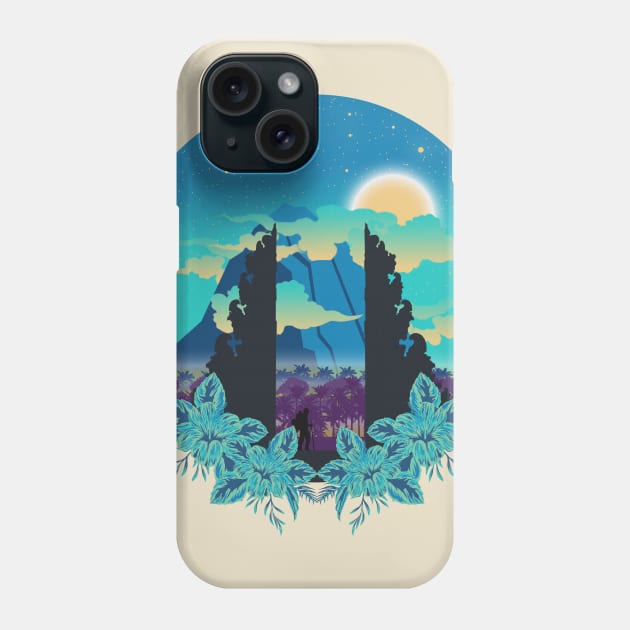 Bali Heaven Gate Temple Phone Case by Mr Bushido