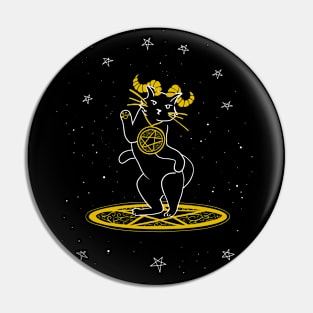 The Devil - Tarot Cats Pin