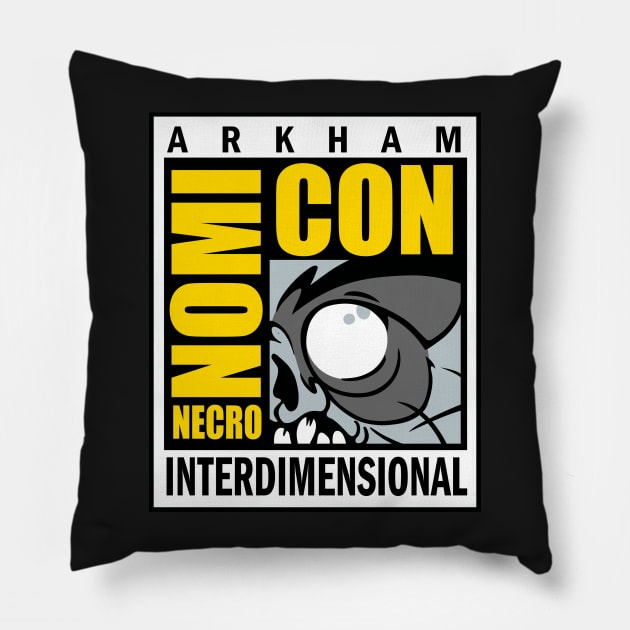 Necronomi-Con Pillow by tomkurzanski