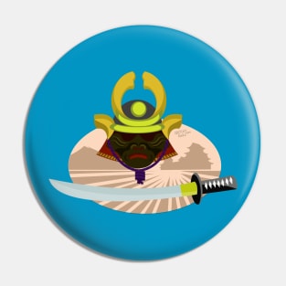 Swooning Samurai Pin