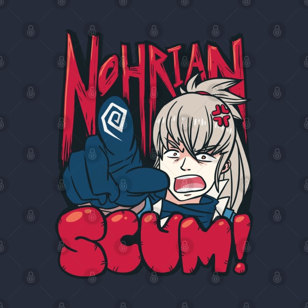 NOHRIAN SCUM SHIRT VER. 3 by Astrayeah