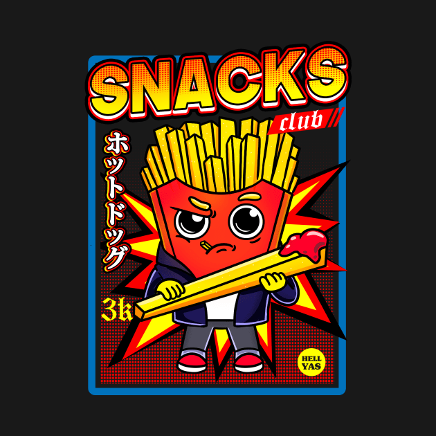 Snacks club fries by fridaemundae