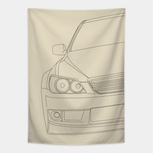 IS200 IS300 Altezza RS200 Black Outline Tapestry