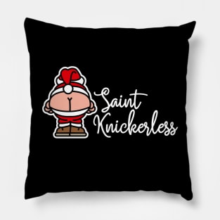 Knickerless funny mooning Santa Claus Christmas puns Pillow