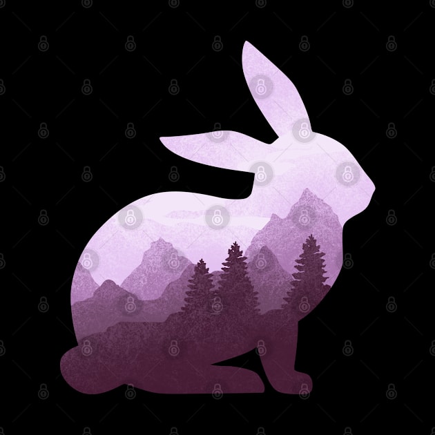 Dramabite Rabbit Bunny Hare Double Exposure Surreal Wildlife Animal by dramabite