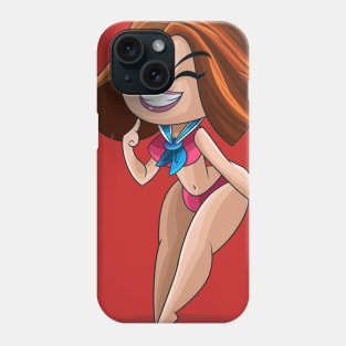 Angela in bikini Phone Case