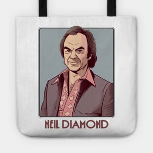 Neil Diamond / Vintage Style Fan Illustration Tote