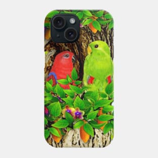 Nesting Parrots Phone Case