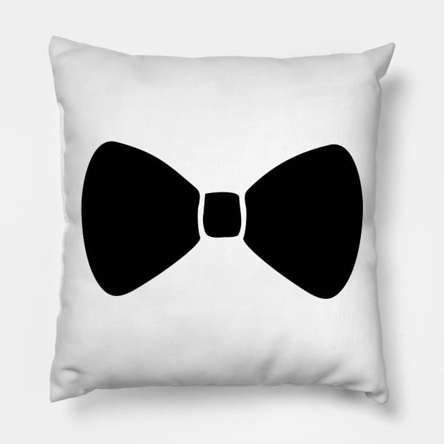 Black Bow Pillow by XOOXOO