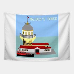 Maiden's tower Tapestry